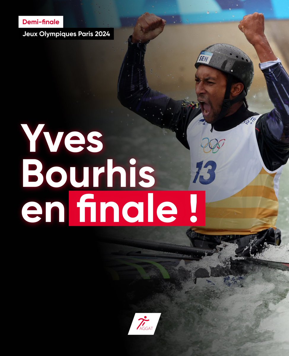IL L’A FAIT ! Yves Bourhis décroche son ticket pour la finale du Canoë slalom avec un temps de 99.51 ! 🇸🇳🔥

#TaggatJO #Paris2024