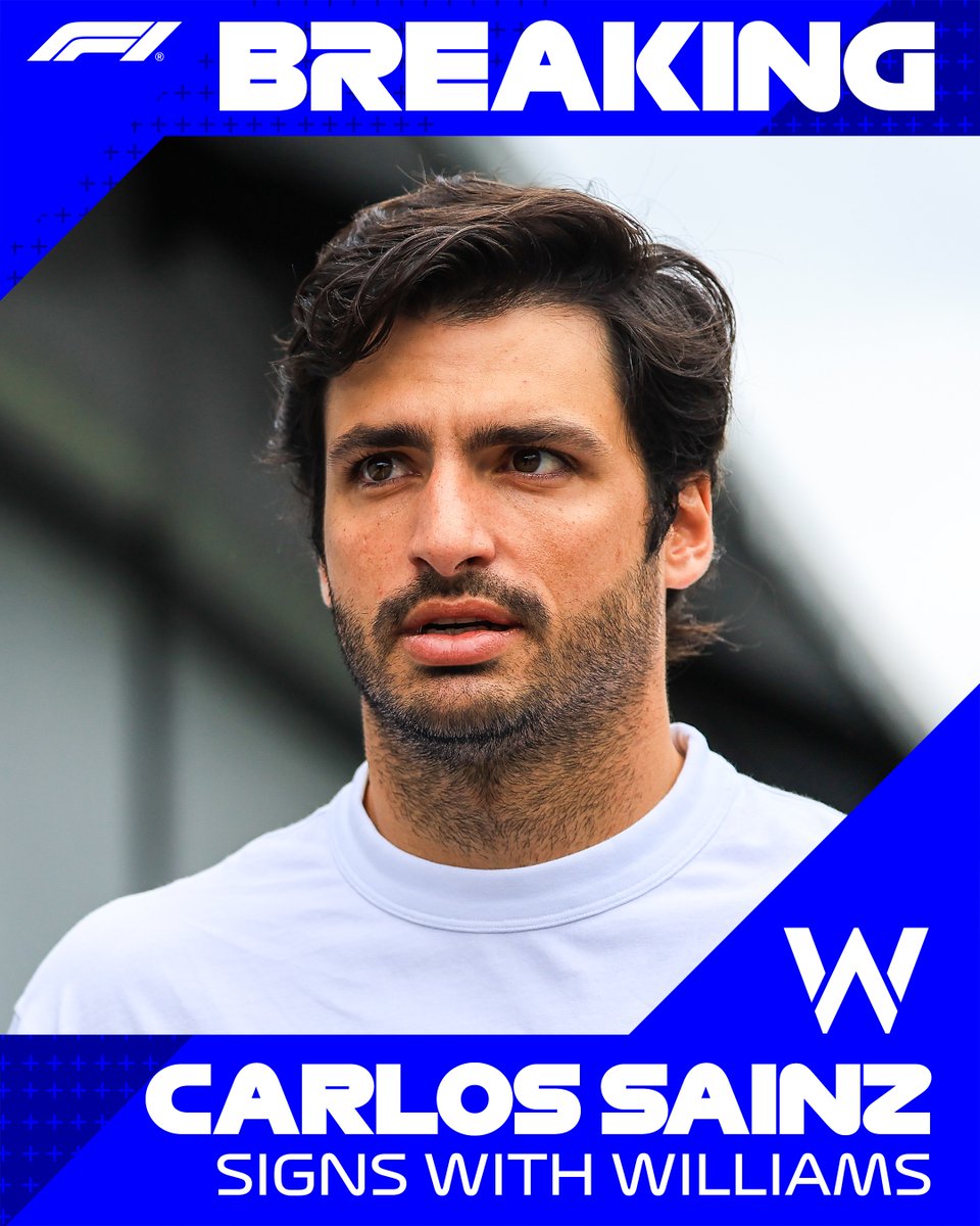 圖 Carlos Sainz 加入威廉斯車隊