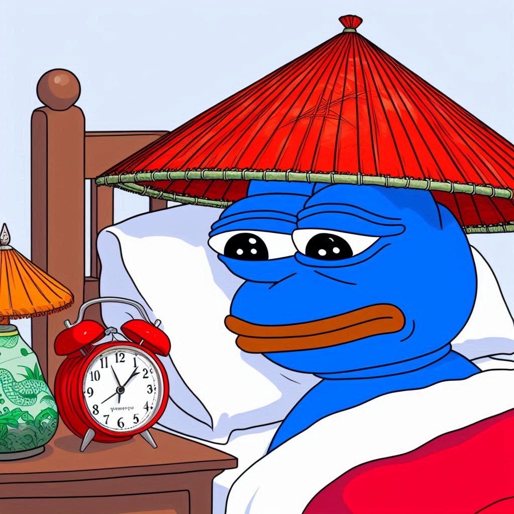 Morning! I’d like to thank my bed for being so awesome and my alarm clock for ruining it. ⏰ 🐸

#BasedMorning #Base #Peipei #onchainsummer