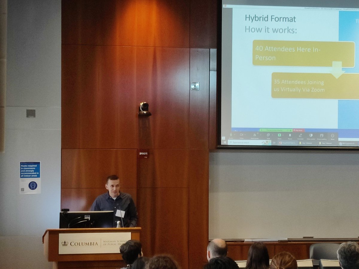 Happy to be part of the Epigenetic bootcamp, first time hybrid!