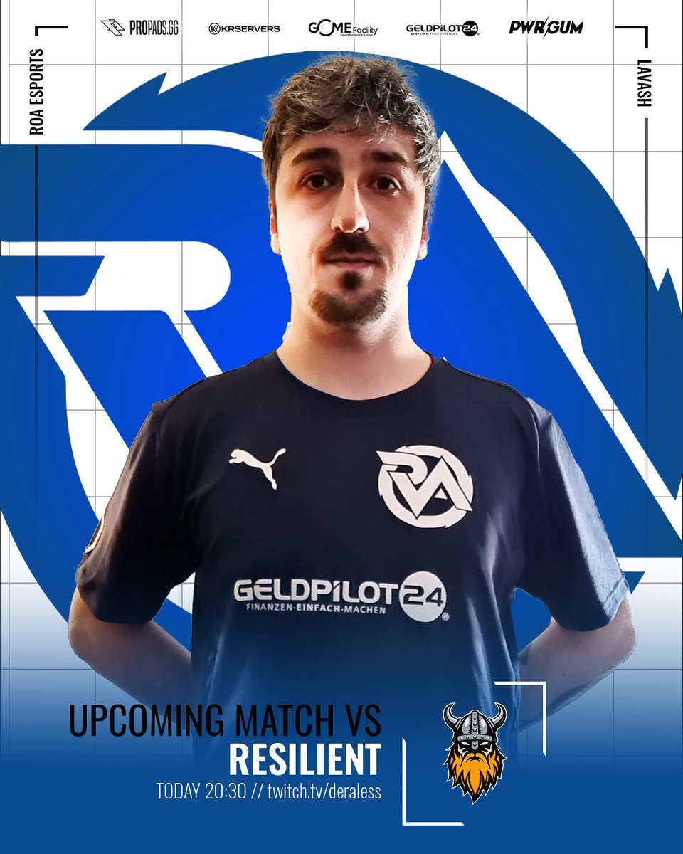 ROA eSports (@roa_esports) on Twitter photo #ESEA S50 Open
⚔️<a href="/resi_esports/">Resilient Esports</a>
🕐 20:30 Uhr
📷twitch.tv/deraless
Unser Lineup:
🇩🇪 <a href="/JustChargeCS/">JustCharge</a>
🇩🇪 <a href="/D4v1e_/">D4v1e_cs</a>
🇦🇹 <a href="/sv_Smoker/">Smk3R_</a>
🇩🇪 <a href="/lavash408/">Lavash</a>
🇩🇪 <a href="/deucevita/">deuce</a>
GL & HF und lasst es krachen in #CS2 #ESEA S50 Open
⚔️<a href="/resi_esports/">Resilient Esports</a>
🕐 20:30 Uhr
📷twitch.tv/deraless
Unser Lineup:
🇩🇪 <a href="/JustChargeCS/">JustCharge</a>
🇩🇪 <a href="/D4v1e_/">D4v1e_cs</a>
🇦🇹 <a href="/sv_Smoker/">Smk3R_</a>
🇩🇪 <a href="/lavash408/">Lavash</a>
🇩🇪 <a href="/deucevita/">deuce</a>
GL & HF und lasst es krachen in #CS2