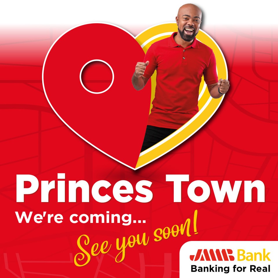 Get ready Princes Town! JMMB Bank is expanding to your area, bringing our commitment to real banking right to your doorstep. Can't wait to see you! 

#JMMBBank #BankingforReal #JMMBIsARealBank #JMMBCares #BestInterestAtHeart