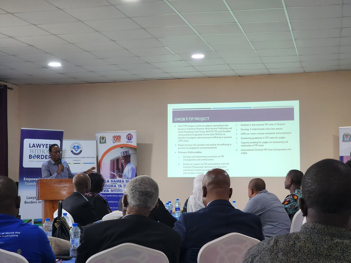 SemaTanzania's tweet photo. TODAY.

We had the privilege of joining the National Dialogue on Counter Trafficking in Persons. This significant event, part of the commemoration of the World Day Against Trafficking in Persons sparked crucial conversations and powerful insights.

From exploring current trends and challenges to identifying opportunities for action, it was inspiring to see the #government, #CSOs, and #childprotection champions unite with a common goal. The collaborative energy was truly electric.

As we gear up to commemorate the World Day Against #Trafficking in Persons tomorrow, we’re eager to keep these vital discussions alive and drive impactful change.

Stay tuned for more updates🚀🚀