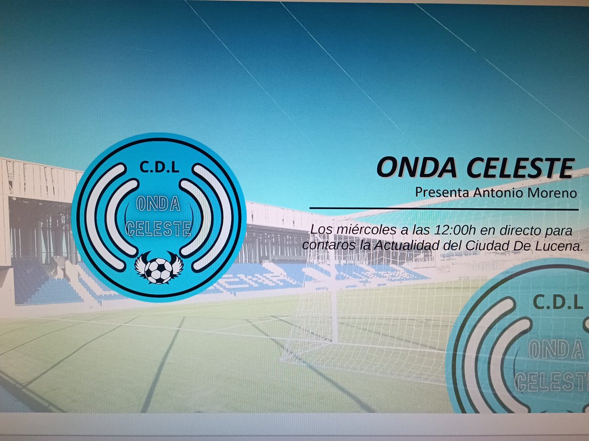 ¿Queréis programa por la mañana a las 12:00h todos los miércoles con las novedades del Ciudad De Lucena?