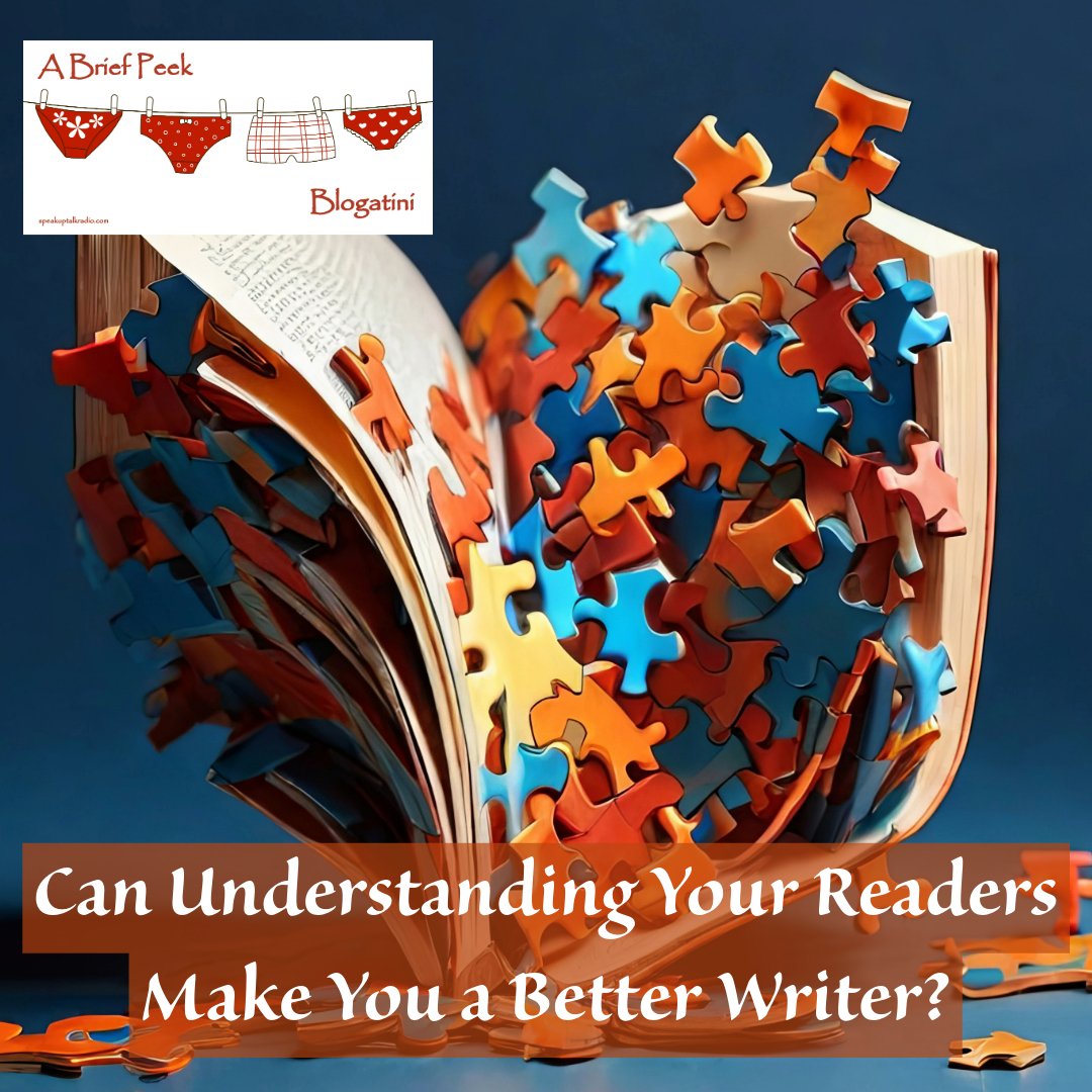 speakupradioh's tweet photo. Today's Blogatini is a brief thought on the value of knowing what makes your #readers tick to better tailor your #writing to their needs. 

https://t.co/kTShNUJAex

#readinggenres #bookreaders #bookwriters  #writingtips  #blogatini #speakuptalkradio https://t.co/5tm8nBop9R