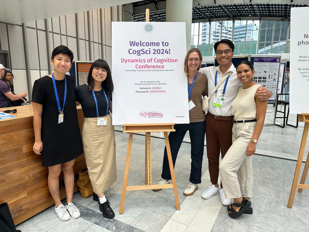 LeonardLearnLab's tweet image. The lab loved sharing their work, meeting new people, and learning about new science at #CogSci2024
