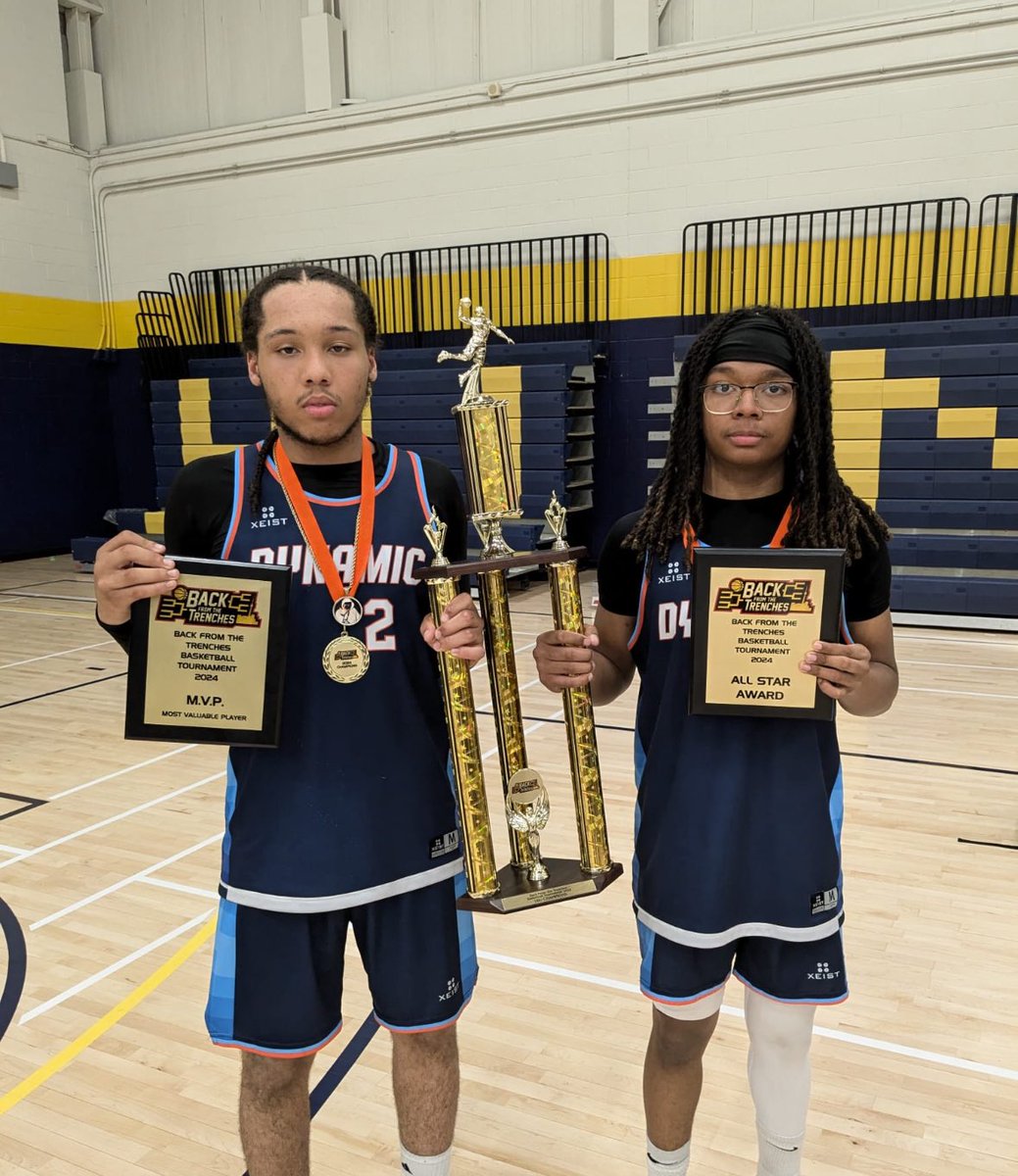 Gus Gymnopoulos (@gusgymnopoulos) on Twitter photo Congratulations <a href="/dynamic_bball/">Dynamic Basketball Development Academy</a> 2008s for capturing the @BackFromTheTrenches Championship!! ☝️🏆
The boys battled despite being short handed!!
Congrats Coaches <a href="/huggytdot/">HuggyWorldWide®</a> and <a href="/Dante_Hercules/">Dante Censori-Hercules</a> !!
Tournament MVP - Jacob Lapage
Tournament All Star - Marquez Escobar-Wallace Congratulations <a href="/dynamic_bball/">Dynamic Basketball Development Academy</a> 2008s for capturing the @BackFromTheTrenches Championship!! ☝️🏆
The boys battled despite being short handed!!
Congrats Coaches <a href="/huggytdot/">HuggyWorldWide®</a> and <a href="/Dante_Hercules/">Dante Censori-Hercules</a> !!
Tournament MVP - Jacob Lapage
Tournament All Star - Marquez Escobar-Wallace