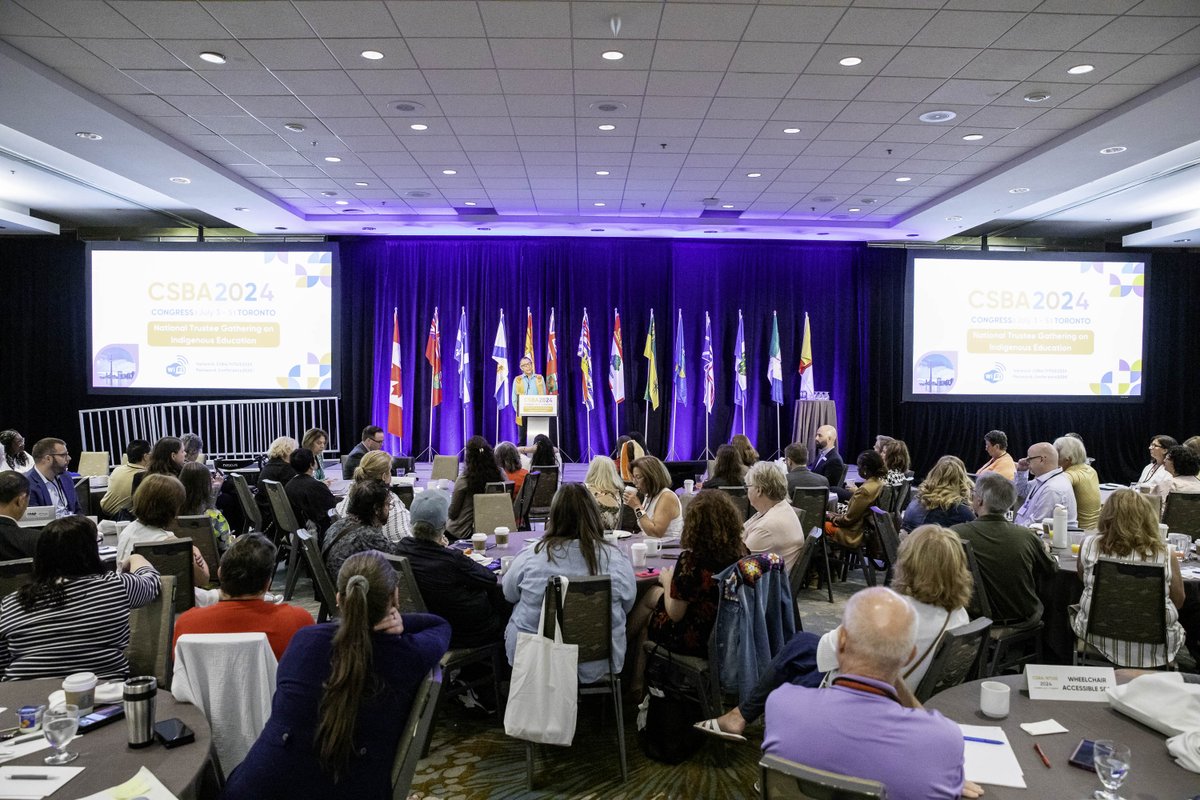 The 2024 National Trustees Gathering on Indigenous Education &amp; CSBA Congress was a wonderful success! Many thanks to the Ontario Public School Boards Association for hosting us in Toronto. To catch a glimpse of the event, view our photo album! #csba2024 tinyurl.com/mrtzx3zx