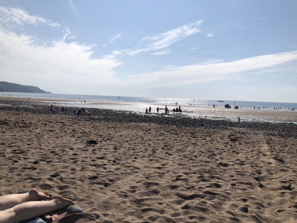 janeholland1's tweet photo. On the beach at last!!! #widemouth #cornwall https://t.co/PzOeRhRhTH