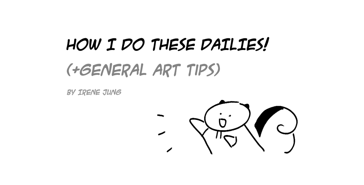 _jjhoa's tweet image. since some of you guys asked, here are some things i personally found helpful when doing these dailies/drawing in general!! (a thread)