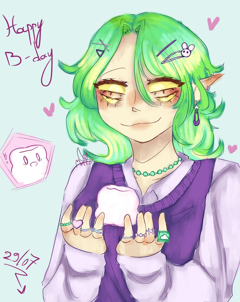 iz_MelloMello's tweet photo. Quickly rendered a doodle of my 2 persona's. Haven't really had the time to draw :(

Anyways. Marshmallow one is Mello ofc, the other is Oizy♡
#artmoots #rkgk https://t.co/vf7UsUwCuw