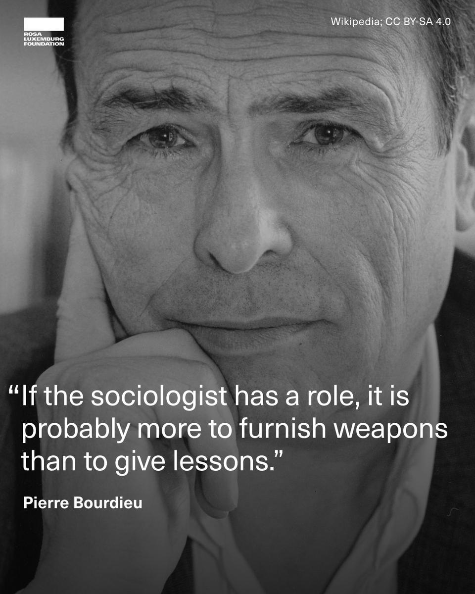 Pierre Bourdieu, one of the most important social scientists of the 20th century, was born #OnThisDay in 1930.