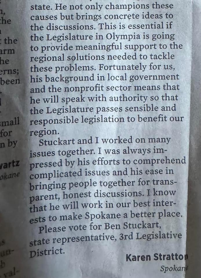 8 days until the primary! Thanks Karen Stratton for the amazing support!!!