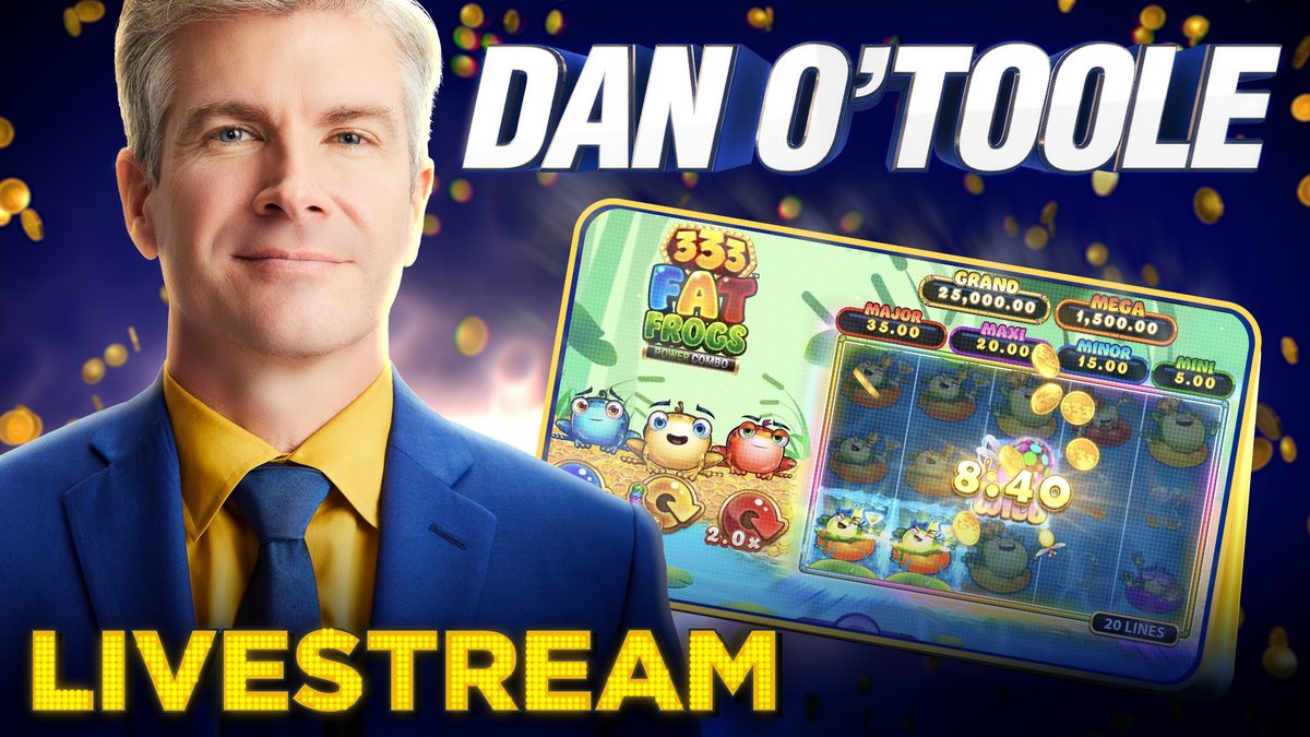 Tune in at 1 PM ET to watch <a href="/dangotoole/">Dan O'Toole</a> take on the Betcathlon! He is ready to win big and hit some amazing bonuses! 

Watch here: youtube.com/live/VU5Y_M1ye…