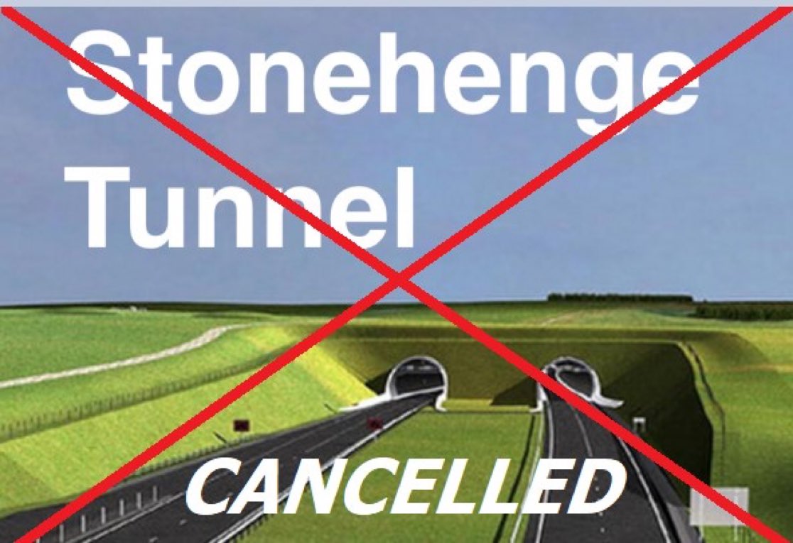 Rest in Peace (&amp; not in the <a href="/UNESCOUK/">UNESCO UK</a> World Heritage Landscape) #StonehengeTunnel. <a href="/RachelReevesMP/">Rachel Reeves</a> please now work with the communities impacted most to agree the correct cost effective solution that benefits everyone &amp; not just  <a href="/HistoricEngland/">Historic England</a> <a href="/nationaltrust/">National Trust</a> <a href="/EnglishHeritage/">English Heritage</a>