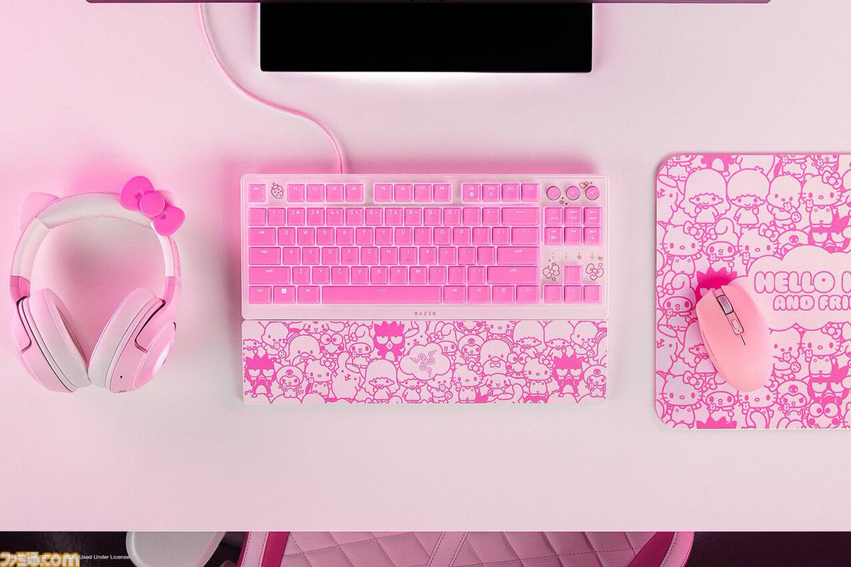 Razer×サンリオ】ピンクでかわいい“ハローキティ”モチーフのゲーミング
