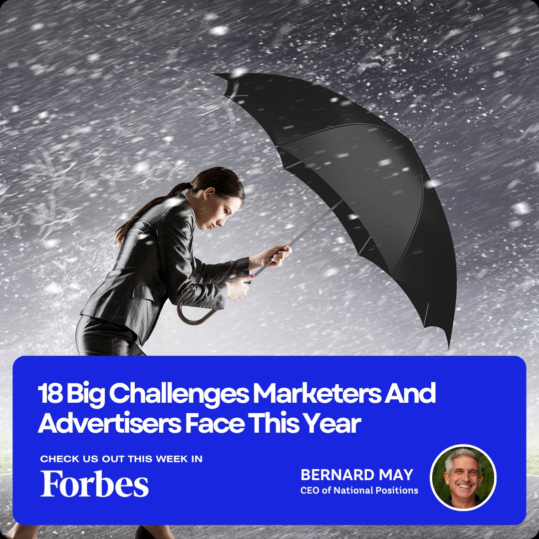 Natl_Positions's tweet image. Happy Monday! Let&apos;s start off the week looking at some of the major marketing hurdles discussed in this Forbes article!  Discover how to navigate these challenges and thrive in 2024! ➡️

#LinkedinMarketing #LinkedInNetworking #Marketing101 #Forbes #MarketingTips