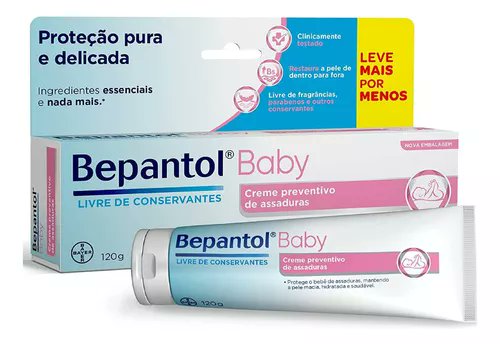 Se você é um pai ou mãe cuidadoso, quer o melhor para o seu pequeno, assim a Bayer criou o Bepantol Baby, a pomada antiassaduras que supera os produtos comuns

🧴 Bepantol Baby creme pomada de assadura proteção delicada 120gr

💵 De R$ 56,90 por R$ 43,90

mercadolivre.com/sec/2YtyBcq