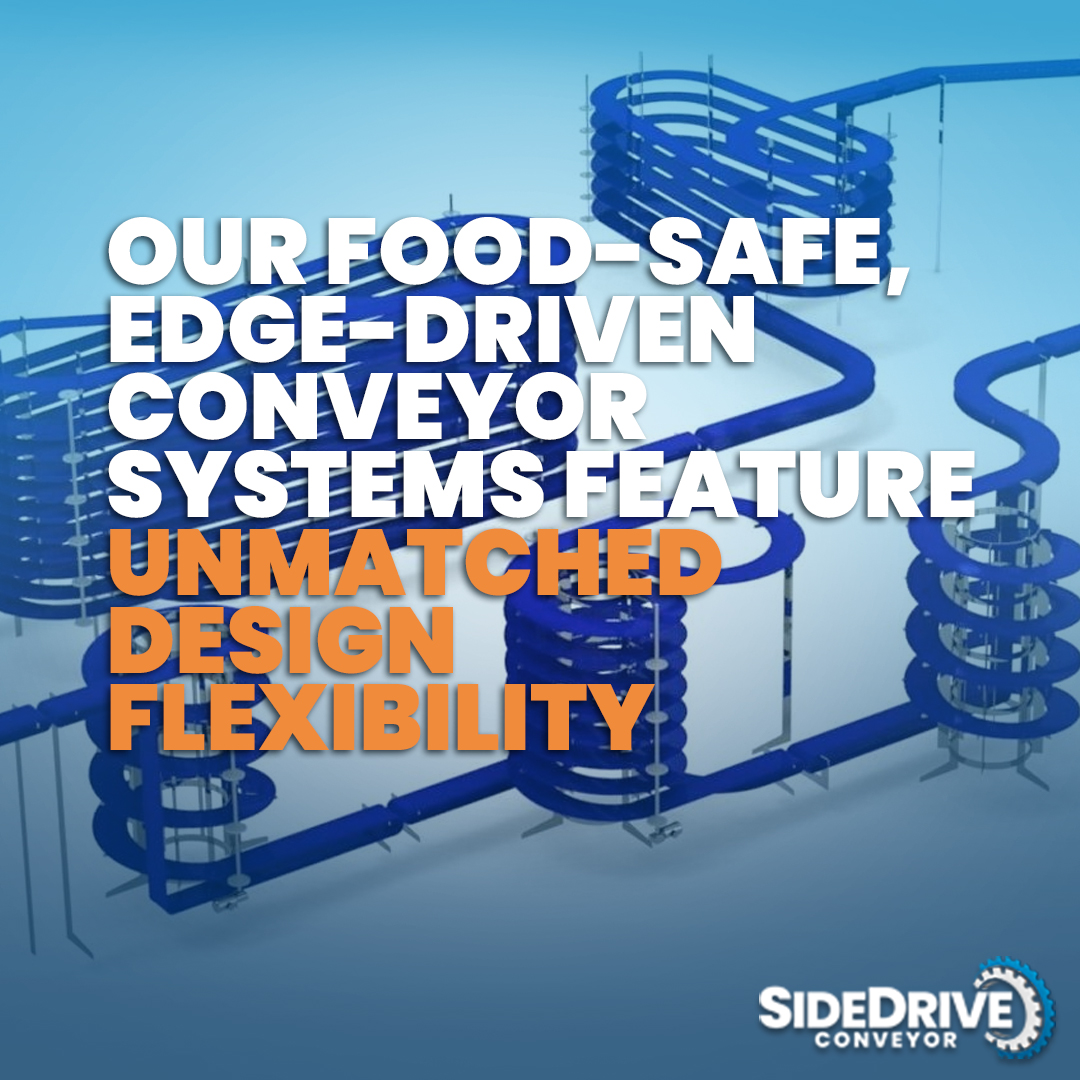 Our food-safe, edge-driven conveyor systems feature unmatched design flexibility. #conveyor #hygienicdesign  hubs.li/Q02GFPW-0