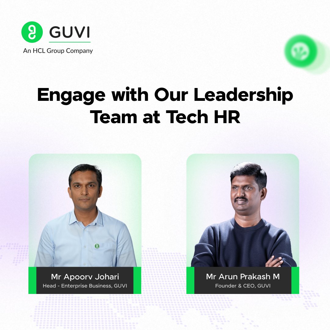 guviofficial's tweet photo. We are thrilled to announce our recent collaboration with People Matters TechHR INDIA 24 as a proud silver partner.🤝 https://t.co/rp0XGBMi5r