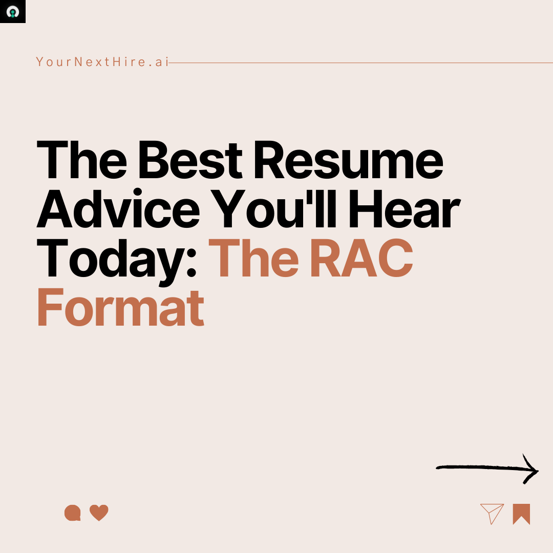 yournexthire_ai's tweet photo. But how do I write my points on the resume?

This is One question that all of us really struggle with.

Here is a tried and tested method for you! https://t.co/fBaEUwSQdo