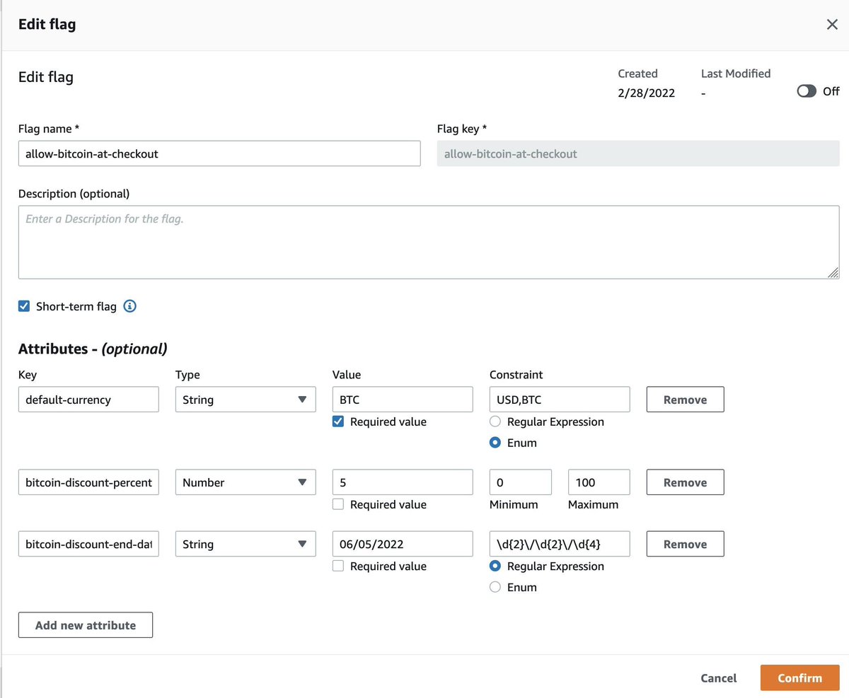 gvasquez95's tweet photo. AWS has a native feature flagging solution, AWS AppConfig Feature Flags. Feature flags are a powerful tool that allow engineers to safely push out new

#AWS #AmazonWebServices #AWSBlogs #Cloud #CloudComputing #AppConfig 
 https://t.co/oCnYDfCPhD https://t.co/IoyzasPNlR