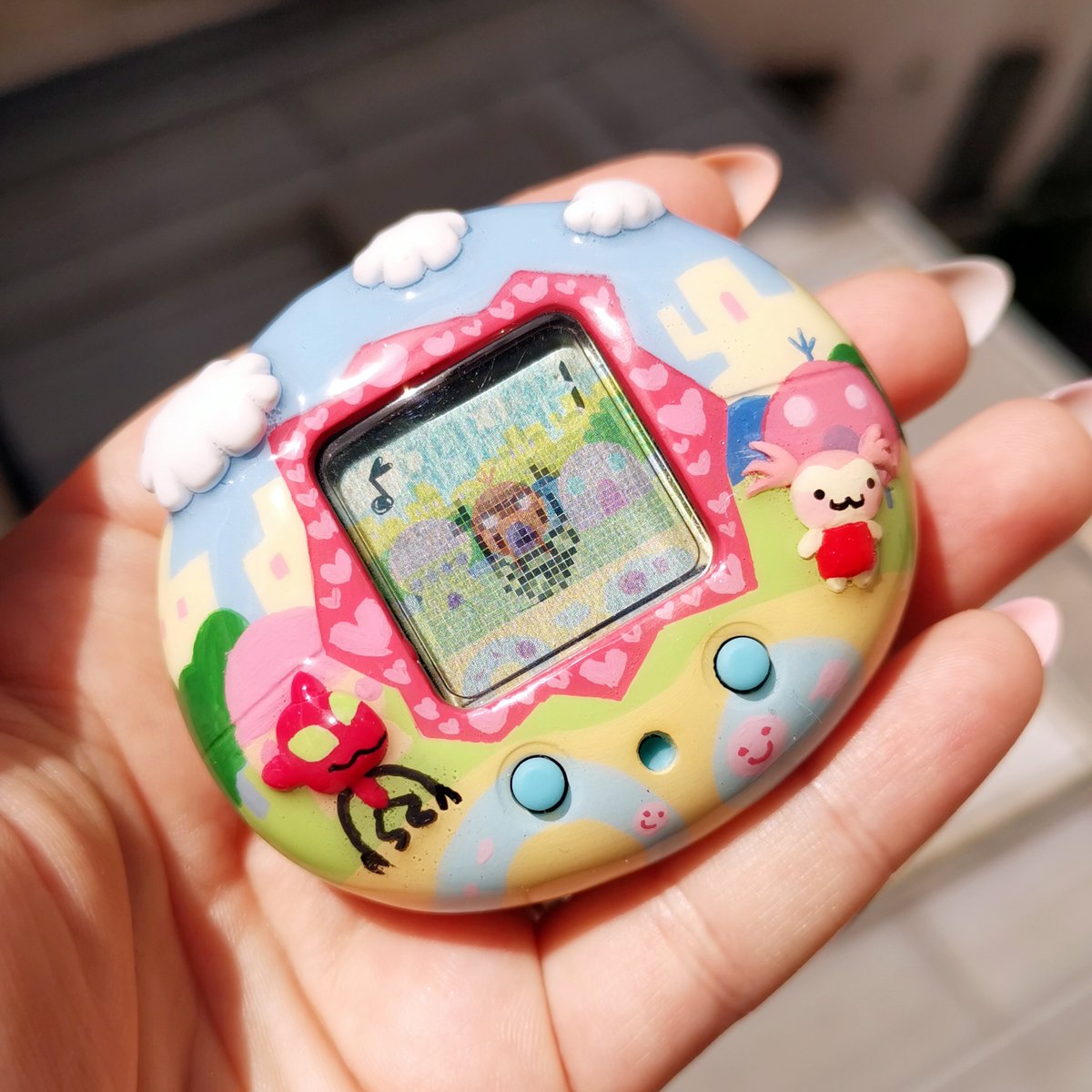 mawuczi's tweet image. Custom Arukotch for my friend fyeced that took me way too long to complete
#たまごっち #tamagotchi #tmgc