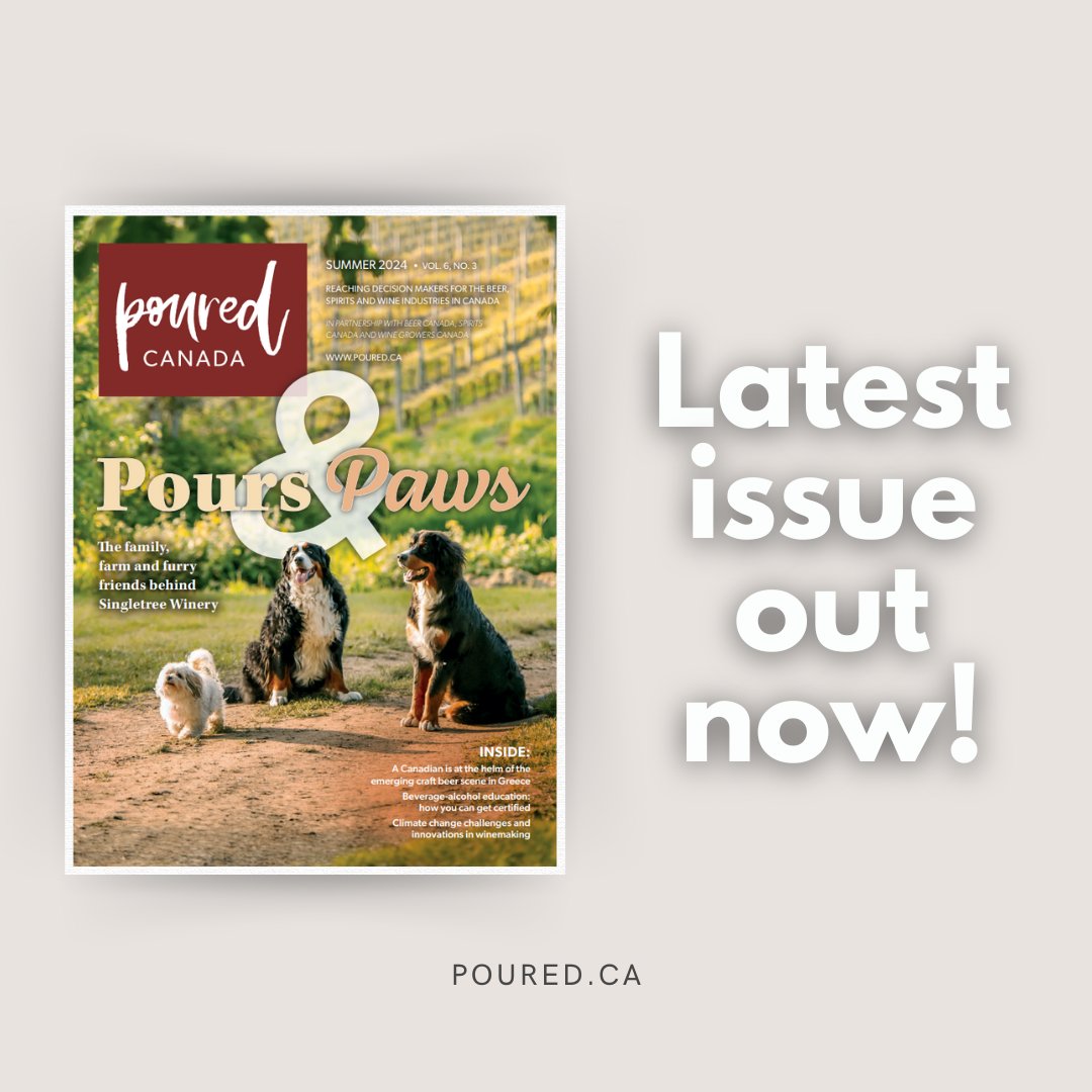 Welcome to your summer issue of Poured Canada! 🍷🍺This edition is packed with stories of resilience, innovation and community spirit. Dive in now: poured.ca/issues/2024/su…

#PouredCanada #CanadianWine #CanadianBeer