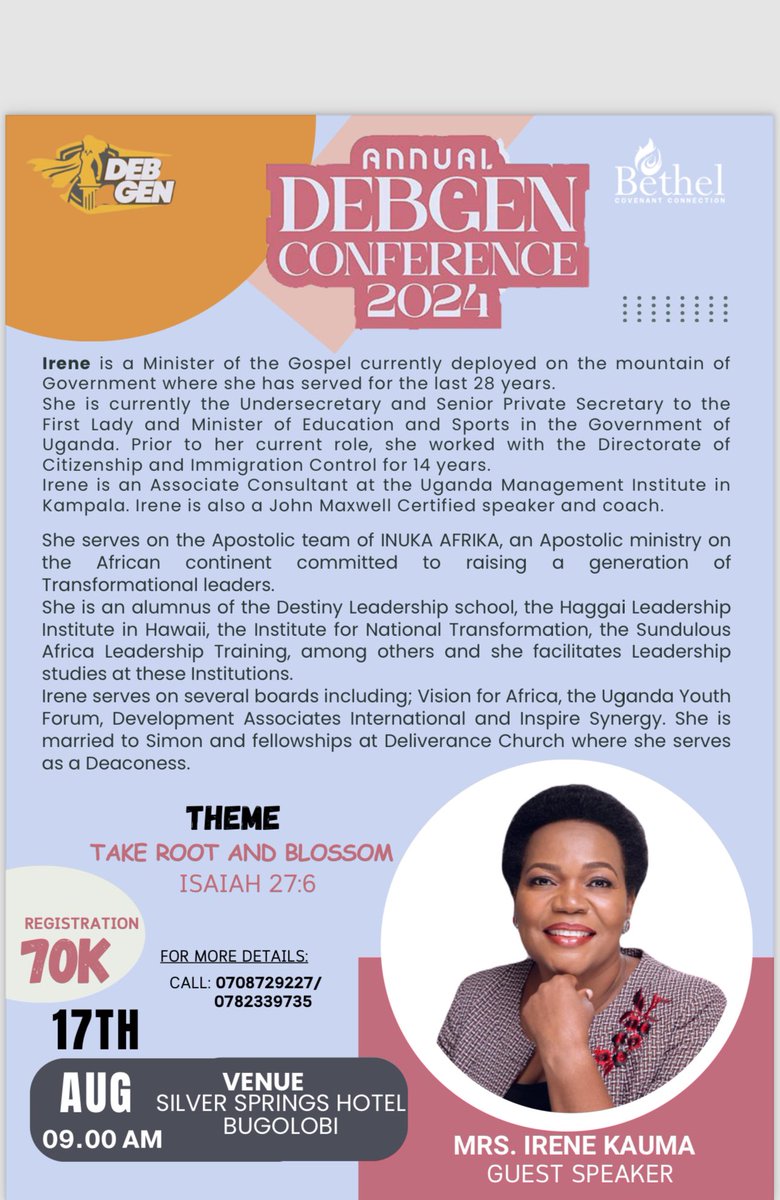 #DebGen24 #SpeakerProfile #TakeRootAndBlossom