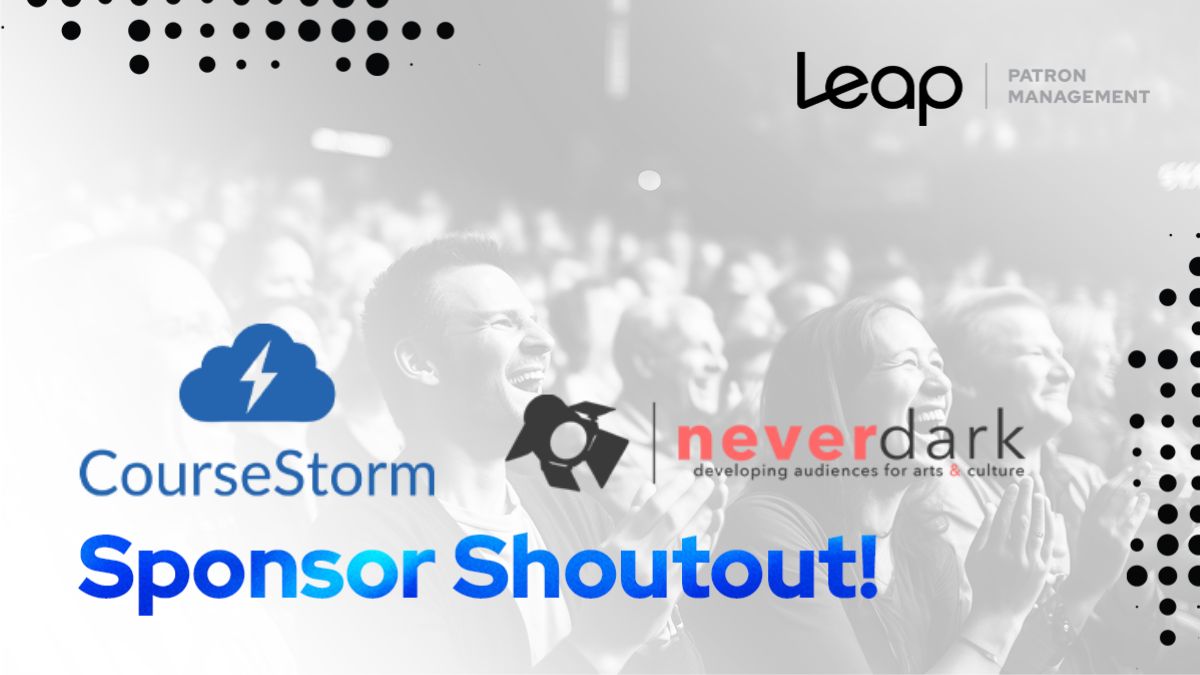 leapeventtech's tweet image. We&apos;re excited to have @neverdarkarts, information technology experts for the arts, and @CourseStorm, leaders in course management software, sponsoring #PMCM24! Learn more: leapevent.tech/solutions/pmcm…