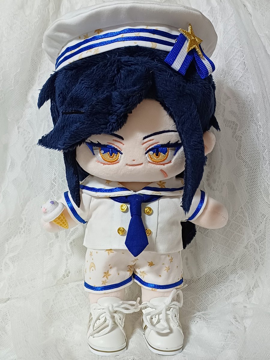 세일러 풀셋 완성한 김에 솜용헬가에게도 입혀보기~🤗 잘 어울리네용💙