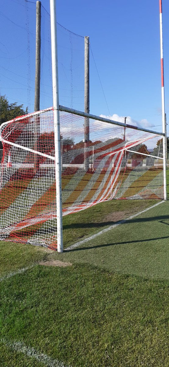 WatergrasshillG's tweet photo. Thank You to our pitch crew and Intermediate hurlers who were busy over the weekend making improvements to our pitch. New nets, new signs, new flags, hedge cutting, litter picking - all voluntary, all unseen but very much appreciated. 
Míle Buíochas lads #fortheparish 🔴⚪ https://t.co/3Xg4OjpjYK