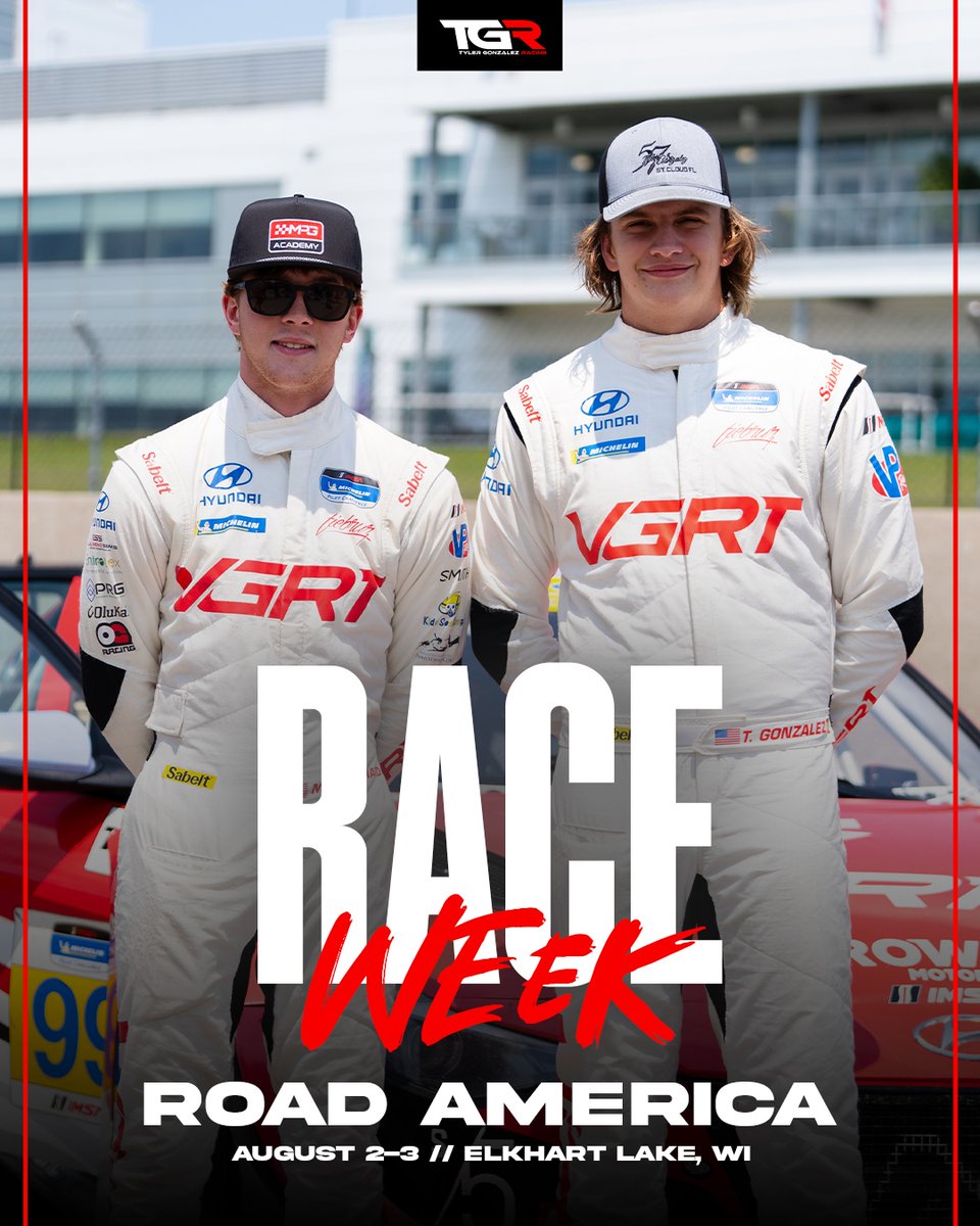 Tyler Gonzalez (@tylergonzalez57) on Twitter photo The <a href="/vgrtracingteam/">Victor Gonzalez Racing Team</a> is ready for more track action at Road America this weekend!
#TylerGonzalez / #TylerGonzalezRacing / @imsa The <a href="/vgrtracingteam/">Victor Gonzalez Racing Team</a> is ready for more track action at Road America this weekend!
#TylerGonzalez / #TylerGonzalezRacing / @imsa