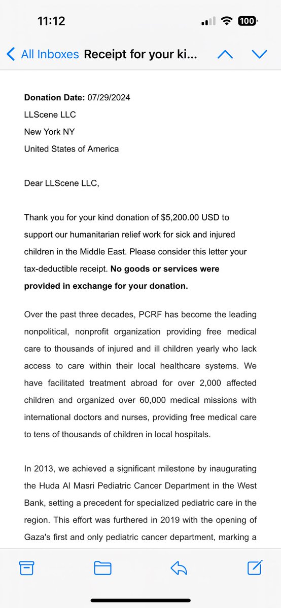 Hey everyone! sorry about the lag it took a while to get paid and then get everything converted to USD and not be on hold and then everytime we’d try to donate it rejected but we were finally able to donate my download festival fee and it feels nice! I’m talking to operation