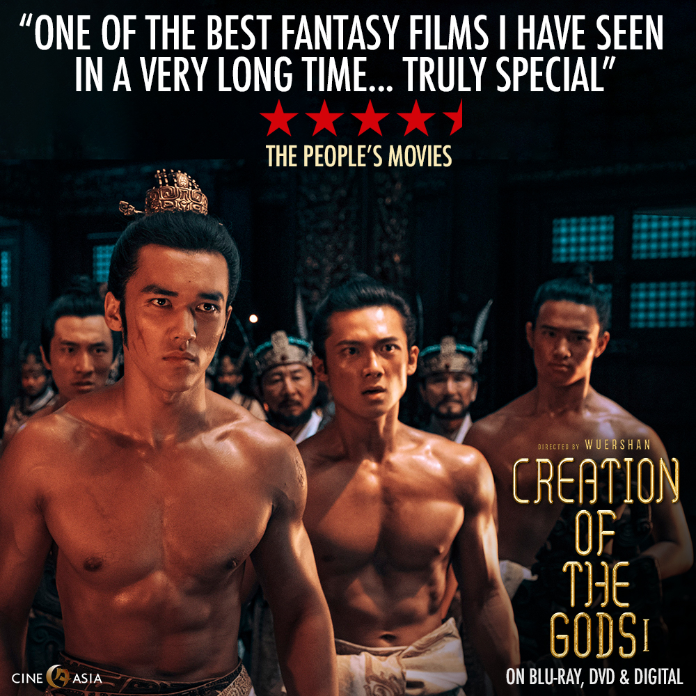 CineAsia (@cineasiauk) on Twitter photo Creation of the Gods I: Kingdom of Storms is "one of the best fantasy films I have seen in a very long time... truly special" says <a href="/RDFilms5/">Robert Ewing</a> for <a href="/thepeoplesmovie/">The People's Movies</a> ✊
Own the action now on Blu-ray, DVD & Digital! 🇬🇧💿
Order here: trinitycineasia.com/in-cinemas/cre… Creation of the Gods I: Kingdom of Storms is "one of the best fantasy films I have seen in a very long time... truly special" says <a href="/RDFilms5/">Robert Ewing</a> for <a href="/thepeoplesmovie/">The People's Movies</a> ✊
Own the action now on Blu-ray, DVD & Digital! 🇬🇧💿
Order here: trinitycineasia.com/in-cinemas/cre…