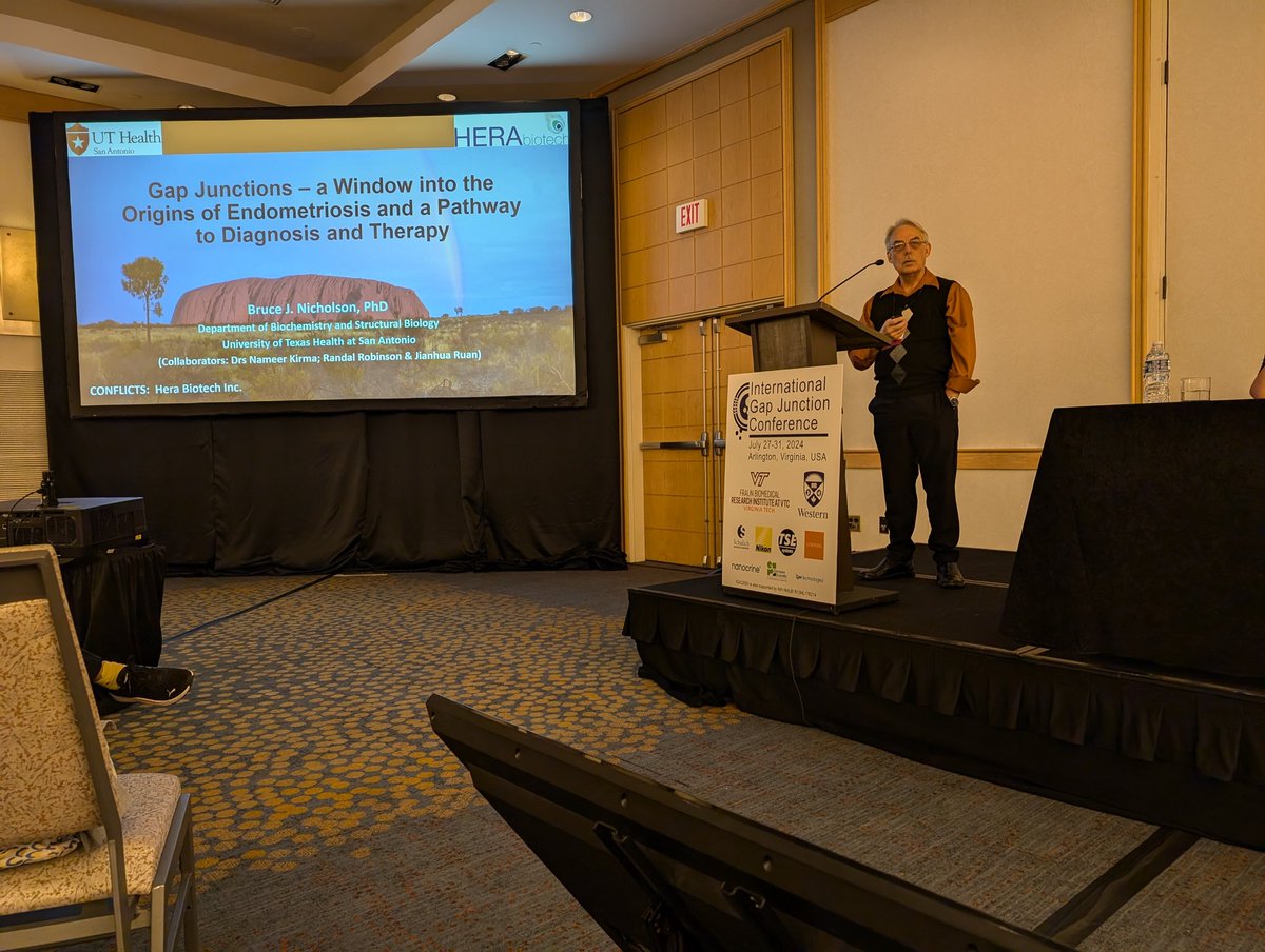 igjc2024's tweet image. Great talk Dr Bruce J Nicholson, thanks for sharing!
"Gap Junctions - a window into the origins of endometriosis and a pathway to diagnosis and therapy."