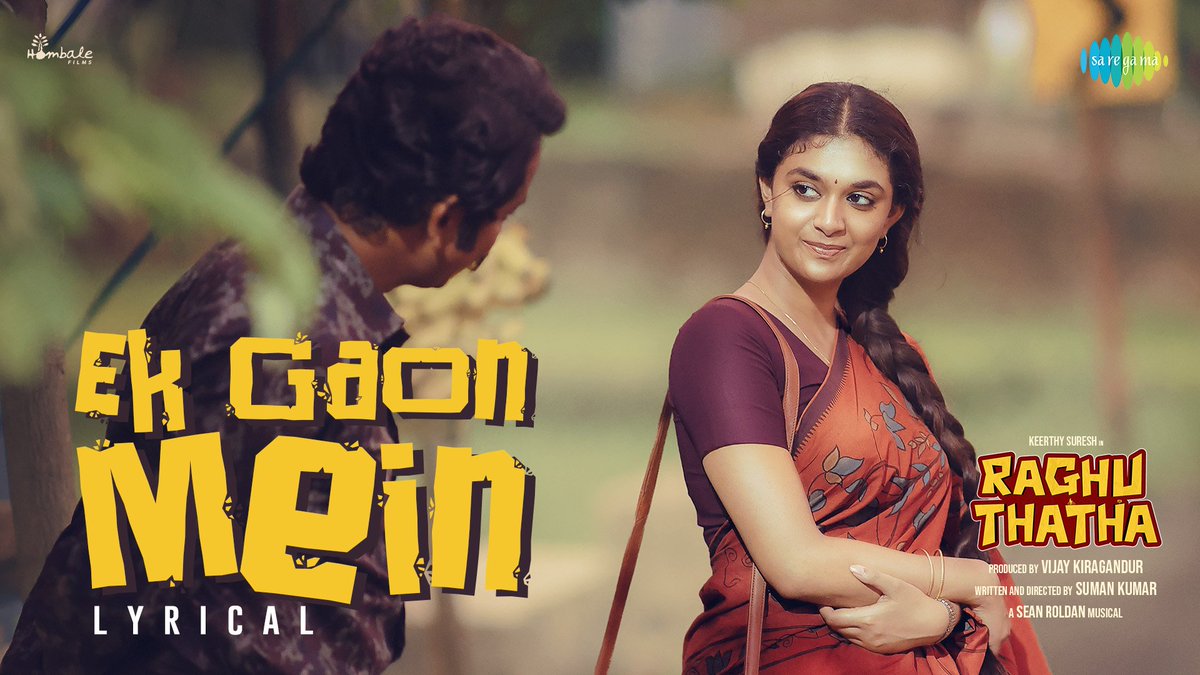 Sneak Peek (@studiosneakpeek) on Twitter photo Check out "Ek Gaon Mein" from #RaghuThatha, a peppy folk tune with hard-hitting lyrics! Now out!
π: youtu.be/Y-Eq_l5mBRU
<a href="/KeerthyOfficial/">Keerthy Suresh</a> <a href="/hombalefilms/">Hombale Films</a>
#VijayKiragandur <a href="/sumank/">Suman Kumar</a> <a href="/vjsub/">vijay subramaniam</a>
<a href="/RSeanRoldan/">Sean Roldan</a> Check out "Ek Gaon Mein" from #RaghuThatha, a peppy folk tune with hard-hitting lyrics! Now out!
π: youtu.be/Y-Eq_l5mBRU
<a href="/KeerthyOfficial/">Keerthy Suresh</a> <a href="/hombalefilms/">Hombale Films</a>
#VijayKiragandur <a href="/sumank/">Suman Kumar</a> <a href="/vjsub/">vijay subramaniam</a>
<a href="/RSeanRoldan/">Sean Roldan</a>