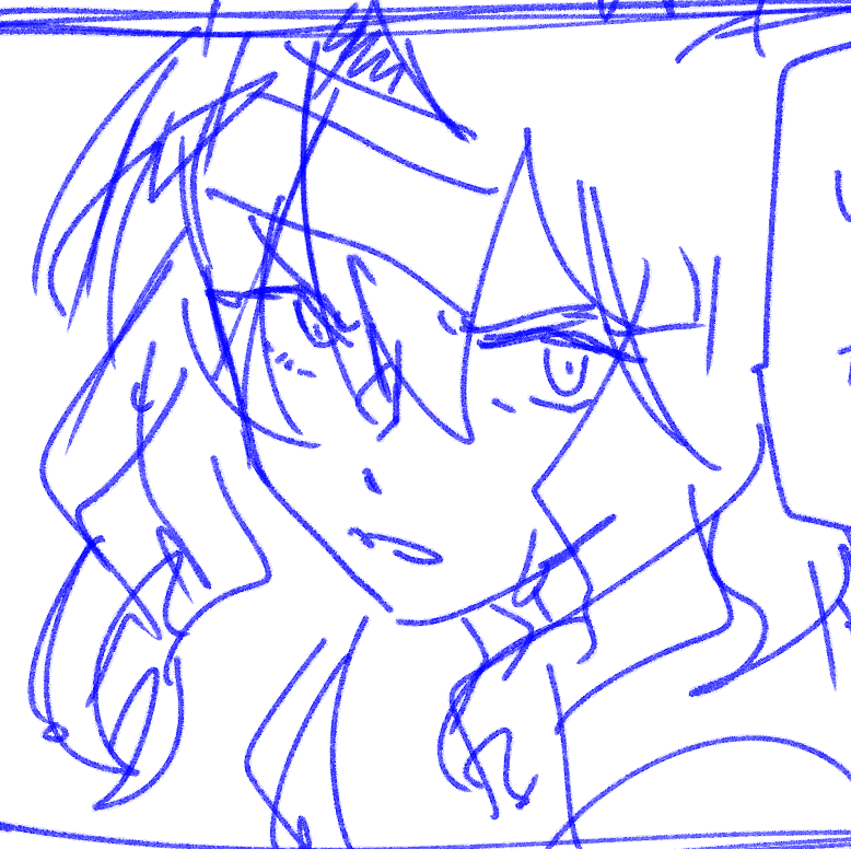 ラフがイケメンすぎるかもwip 