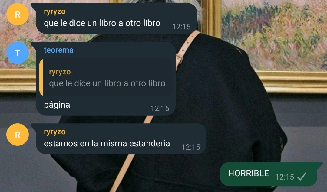 los chistes que cuenta: