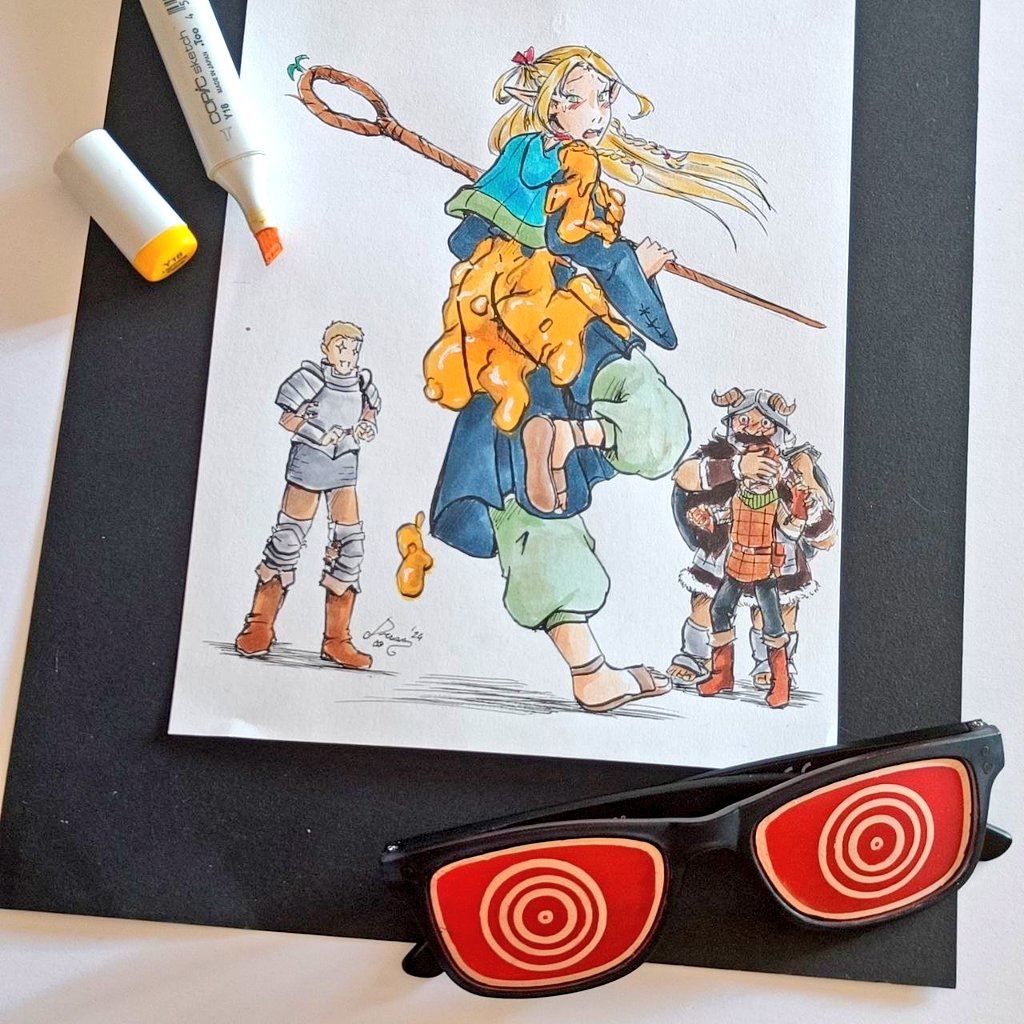 KiSDreamStudio's tweet photo. 🍖🫣 #xrayspecs #dungeonmeshi https://t.co/gE2h90ydUI