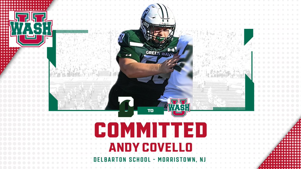 Andy Covello (@nj_bambam) on Twitter photo I want to give all glory to God! I am blessed to say I have officially committed to continue my academic and athletic careers at Washington University in Saint Louis. <a href="/CoachAaronKeen/">Aaron Keen</a> <a href="/MuellerFBCoach/">Scott Mueller</a> <a href="/BrianPAllen3/">Brian P Allen</a> <a href="/_Coach_Chi/">Coach Luke Chiarolanzio</a> <a href="/Coach_Leo24/">Matt Leotti</a> <a href="/BrianJBowers5/">Brian J Bowers</a> I want to give all glory to God! I am blessed to say I have officially committed to continue my academic and athletic careers at Washington University in Saint Louis. <a href="/CoachAaronKeen/">Aaron Keen</a> <a href="/MuellerFBCoach/">Scott Mueller</a> <a href="/BrianPAllen3/">Brian P Allen</a> <a href="/_Coach_Chi/">Coach Luke Chiarolanzio</a> <a href="/Coach_Leo24/">Matt Leotti</a> <a href="/BrianJBowers5/">Brian J Bowers</a>