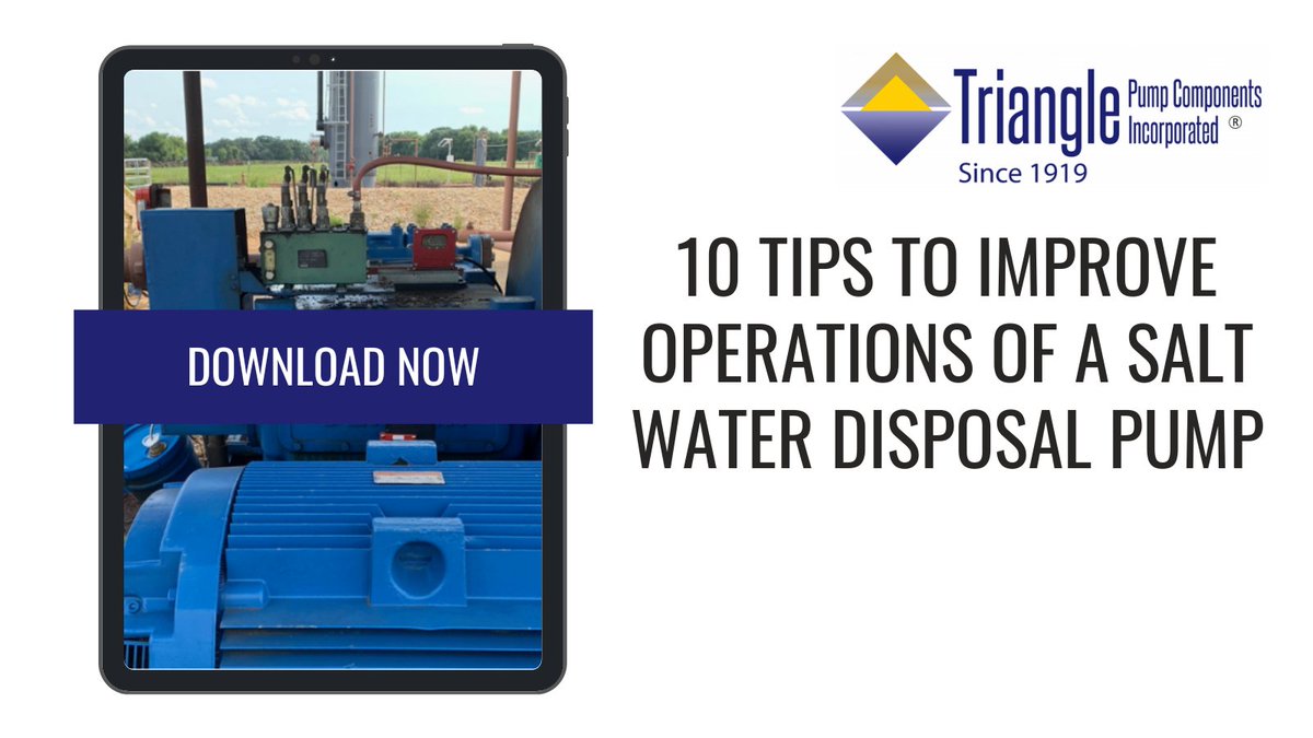 EmpoweringPumps's tweet image. Level up your salt water disposal pump operations with these 10 expert tips! Maximize efficiency, reduce downtime, and ensure smooth operations. Check out the guide now!

empoweringpumps.com/white-papers/t…

#PumpTech #EfficiencyTips #SaltWaterDisposal #IndustrialSolutions @TrianglePump