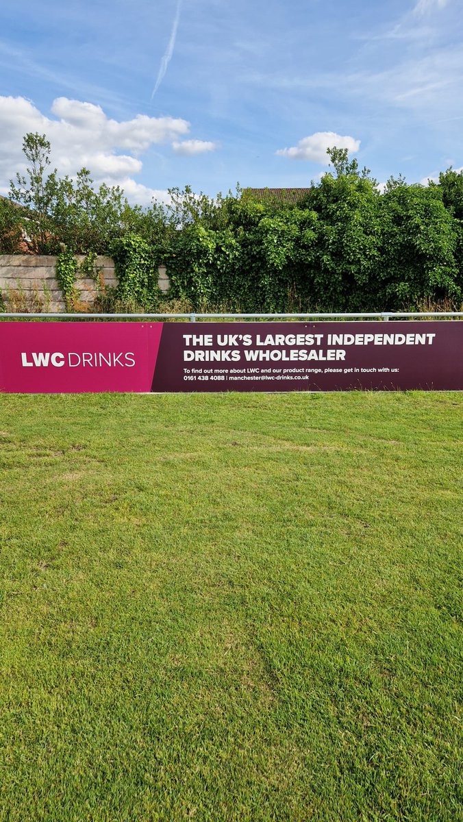 Prestwich Heys (@prestwichheysfc) on Twitter photo Also arriving today is this board from new sponsor <a href="/LWCDrinksLtd/">LWC Drinks</a> . They have also taken full page adverts in our first three programmes of the season. Thank you for your support๐๐
Have a business why not join them. Contact Scott at prestwichheys68@gmail.com
for more information Also arriving today is this board from new sponsor <a href="/LWCDrinksLtd/">LWC Drinks</a> . They have also taken full page adverts in our first three programmes of the season. Thank you for your support๐๐
Have a business why not join them. Contact Scott at prestwichheys68@gmail.com
for more information