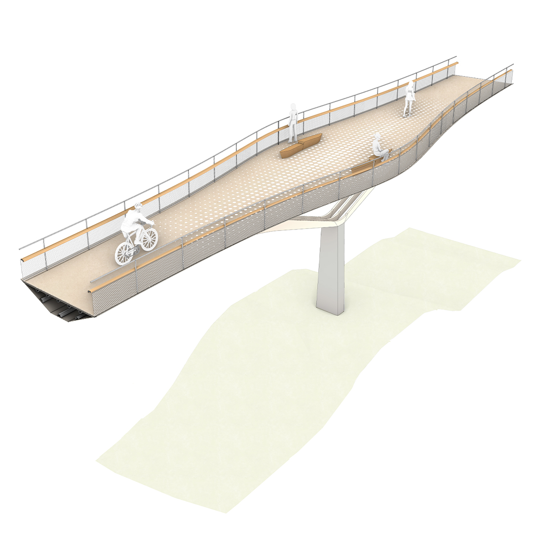 sterlingpresser's tweet photo. “Landesgartenschau” New Footbridge 
Our proposal for the landscape / cyclist and pedestrian footbridge competition in Rottweil, Germany.
 
 Thanks to our team partners:
 Engineers Werner Sobek AG
 Renderings 2DR_Studio

#sterlingpresser https://t.co/3OpdrXXvV4