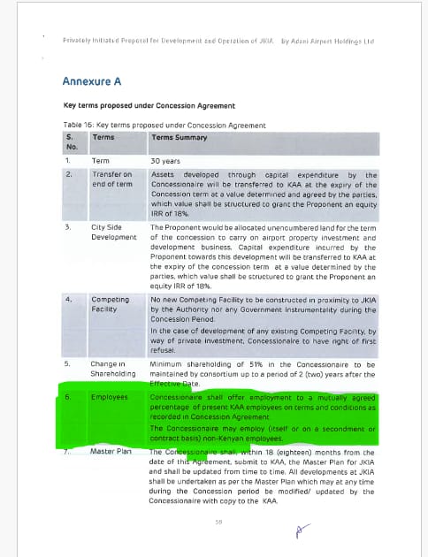 amerix's tweet photo. Adani will:

- Fire Kenya airport employees

- Bring its own employees at will

- Collect Kenya airport fees in USD, whether in Kenya or outside Kenya. 

A government that accepts this Adani deal is just an insensitive clusterfuck. https://t.co/7SYt4Vwztg
