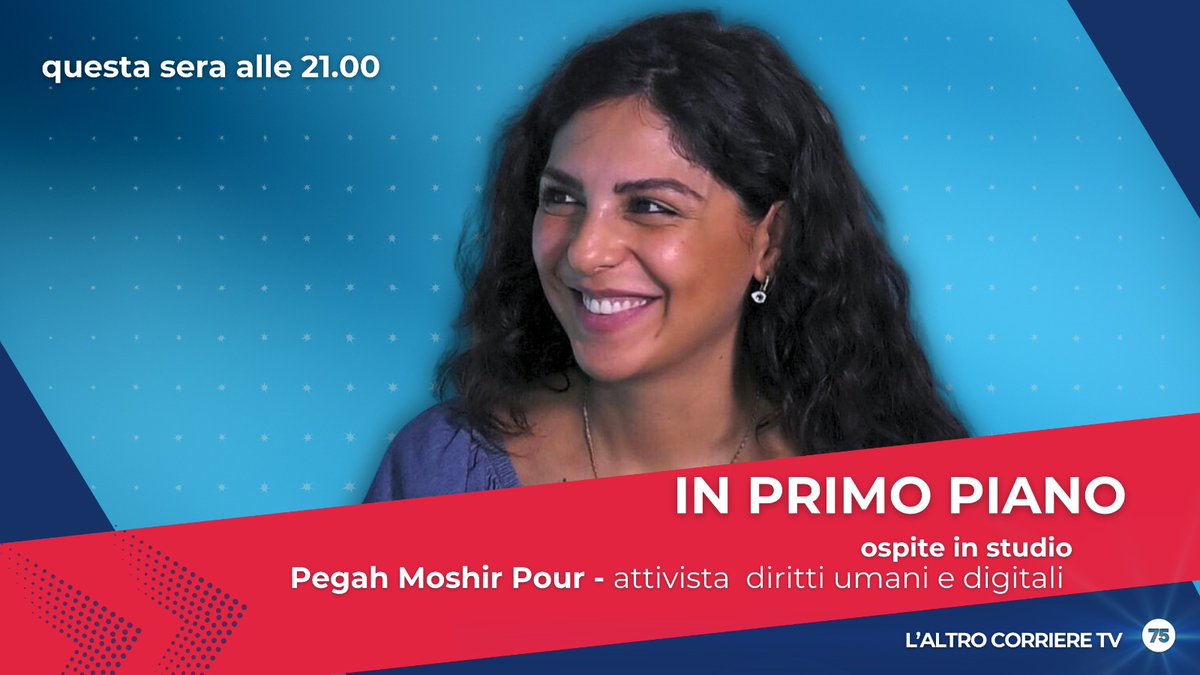 LA VITA DOPO TEHERAN | L'attivista italiana di origine iraniana <a href="/pegahmoshir/">Pegah Moshir Pour</a> si racconta in una intervista esclusiva su <a href="/laltrocorriere/">L'altro Corriere TV - Canale 75</a> 

📌Appuntamento, questa sera alle 21, su #LaltroCorriereTv - Canale 75 dtt
