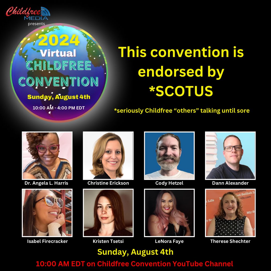 A reminder to mainstream media and politicians who continue to misuse the term #childless (no kids due to circumstance)—#childfree is the term for people who do not want kids now AND in the future. DINKS doesn't mean permanently Childfree either! 
<a href="/ChildfreeCon/">Childfree Convention</a>