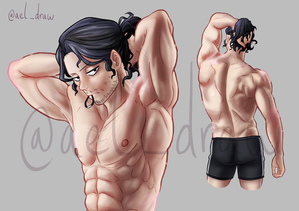 Ael_draw_'s tweet photo. Some asked for muscles? 👀 https://t.co/vu6H6lokbB