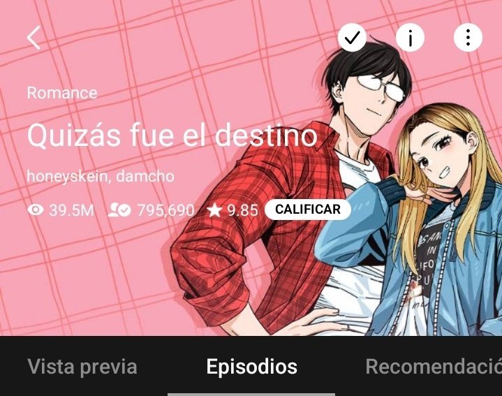 Había pasado tiempo que un web cómic del género romance no me atrapaba por completo!!! Pero este en verdad lo ame, es tan divertido y hermoso es, simplemente... Perfecto
Solo espero que ya salga del hiatus pipi
Se los recomiendo 🥺💖