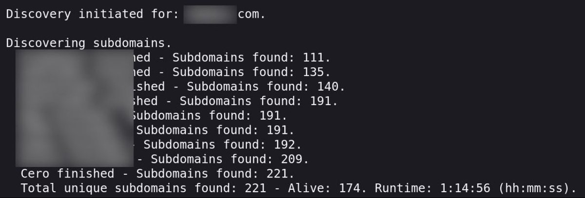 m0uka_Dz's tweet image. Discover more subdomains during your recon by extracting subdomains from TLS certificates. Integrate Cero into your recon automation for better results.

github.com/glebarez/cero